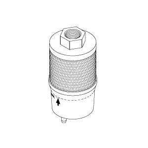 Silencer, Exhaust Midmark Dental Compressor Part: 62983300/CMS128