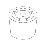 Feet, Leveler Midmark M9/11 Autoclave Part: 016-0523-00/MIF051