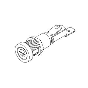 Holder, Fuse For Midmark-Ritter M7 Autoclave Part: 015-1259-04/RPH674