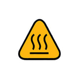 Decal (Hot Surface), Midmark-Ritter Sterilizer Part : 061-0726-00/MID330