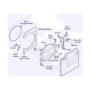 Cover, Inside Door  Midmark M11/M11D Part: 050-5229-00