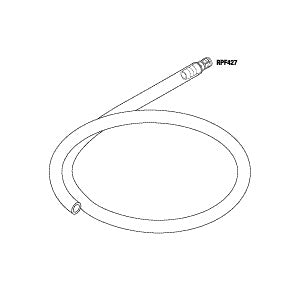 Hose, drain M7 & Pelton Autoclave Part:002-0653-00/RPK431