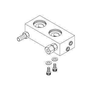 Block, Manifold-Midmark M9/M11 Part: 029-2755-00/MIA096