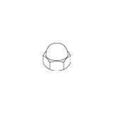 Nut, Cap - Midmark Ritter Autoclave Part: H96773/RCN094