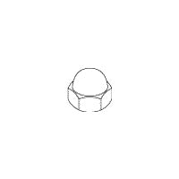 Nut, Cap - Midmark Ritter Autoclave Part: H96773/RCN094