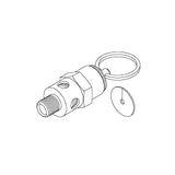 Valve, Pressure Relief Midmark M9/M11 Part: 014-0593-00/MIV122