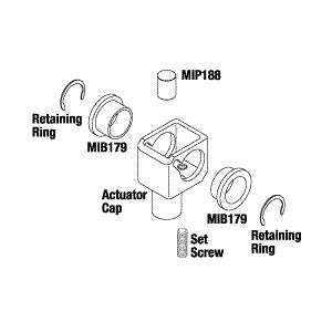Cap, Actuator Midmark Ritter Table Part: 020-0052-00/MIK189