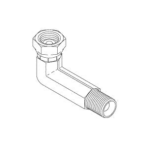 Fitting, Elbow (1/8" MPT X 1/8" NPSF) Midmark Part: 014-0260-00/MIF246