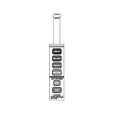 Panel, Hand Control For Midmark 405 Part: 015-0528-00/MIP305