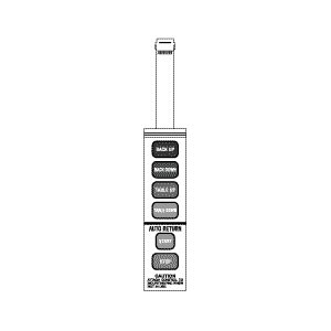 Panel, Hand Control For Midmark 405 Part: 015-0528-00/MIP305