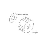 Coupler, Motor - Midmark Ritter Table Part: 016-0509-00/MIC166