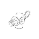 Valve, Safety-40psi Midmark M9/M11 Autoclave Part: 002-0359-01/MIV090