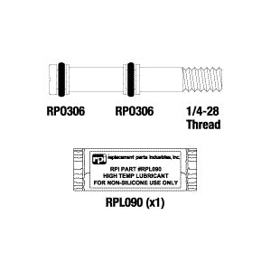 Valve Stem Kit - Midmark Ritter Autoclave Part: RCS097