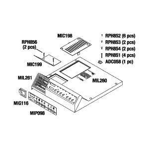 Cover, Top Kit - Old Style - Autoclave Part: 002-0356-00/MIK196