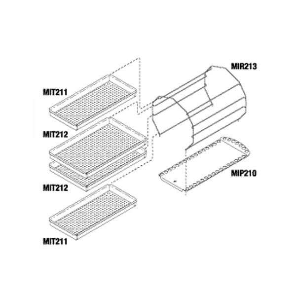 Tray, Plate/Rack/Midmark-Ritter M11 Autoclave Part:050-3920-00/MIK209