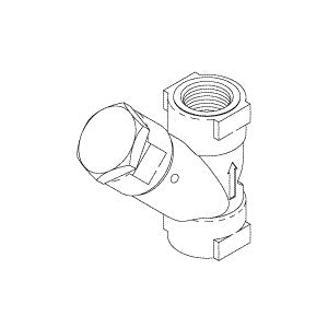 Strainer, Water CV Series Dental Vacuum (1/4") Part: 65962000/VPS011