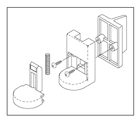 Side Wall Latch Kit For Giraffe Infant Incubators & Warmers - OMK028