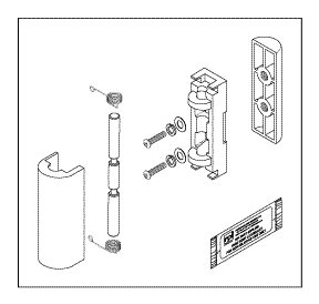 Porthole Hinge Kit For Giraffe Infant Incubators & Warmers - OMK029