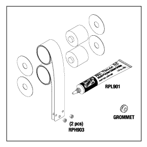 Buoyancy Spring Kit (Right) For Giraffe Omnibed Infant Incubators & Warmers - OMK057