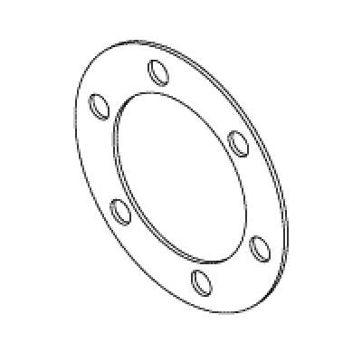 Gasket End Cover For Dental Compressor - PCG631