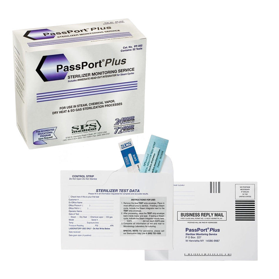 Spore Test PassPort Plus Mail-In Kit - 12/Box (PP-012)