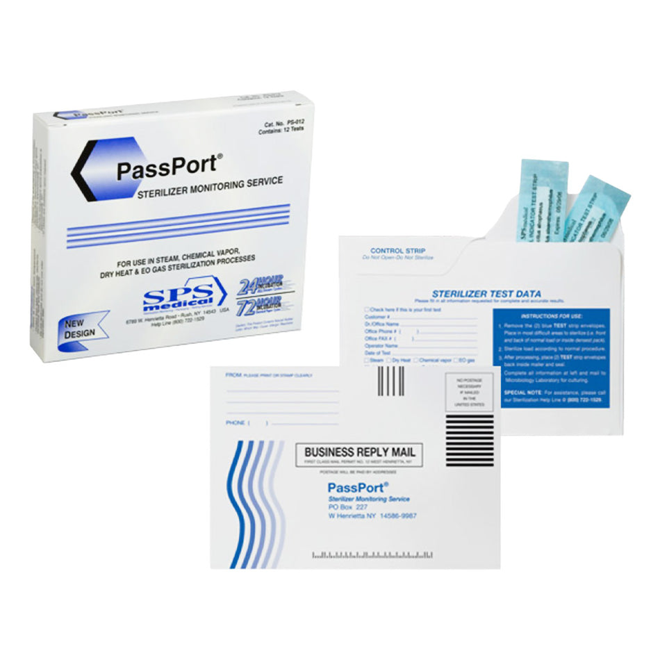 Spore Test PassPort Mail-In Kit - 12/Box (PS-012)