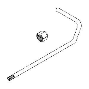 Tube, Drain Pelton Crane OCR, OCR+ Part: 004397/PCT146