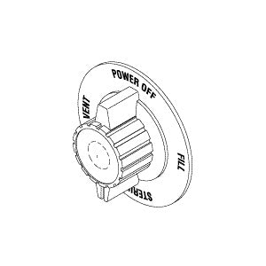 Knob, Function Pelton Magnaclave Part: 004536/PCK244