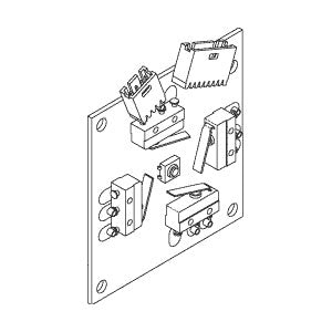 Board, PC Switch Back Assy Part: 017850/PCB723