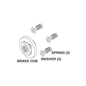 Brake, Repair Kit For Chairman Dental Chair Part: 011195/PCK742