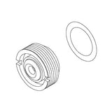 Valve, Seat/Body Validator 8/10 Autoclave Part: 004018/PCS124