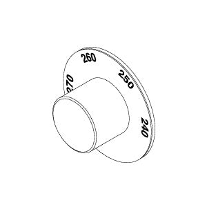 Knob, Temperature Pelton Magnaclave Part: 004625/PCK243