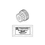Traverse Gear (Double) Replacement Part 024766/PCG740