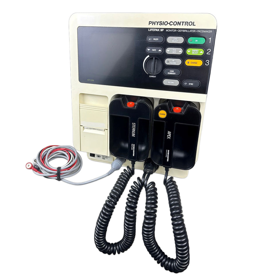 Physio Control Lifepak 9P Defibrillator, Pre-Owned