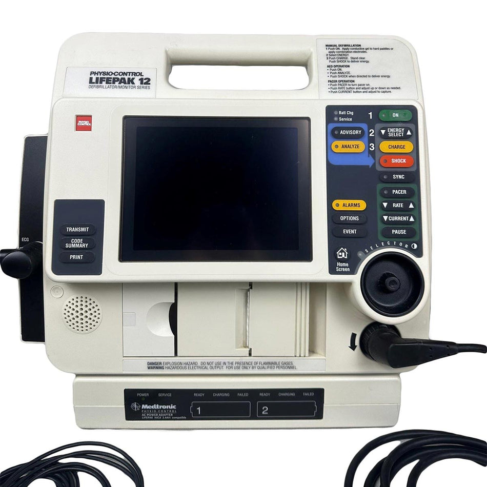 Defibrillator, Physio-Control Lifepak12, 3 Lead, Pre-Owned