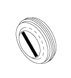 Brush Cap For Autopsy Saw/Cast Cutter, 6/pkg. - RPC039