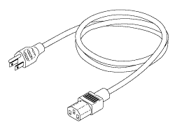 Industrial Grade Power Cord For VanGuard Centrifuge (10A @ 125VAC, 10ft.) - RPC262