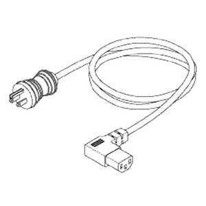 Hospital Grade Power Cord (13A @ 125VAC, Right Angle, 18 ft.) - RPC784