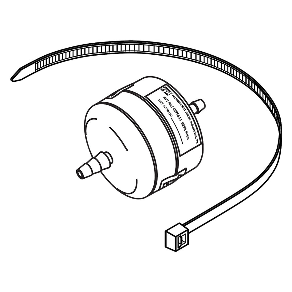 Filter, Hepa-Tuttnauer/Pelton Autoclave Part: 03140036/4197146/RPF644