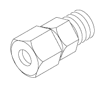 Booth Medical - Connector, Male, Midmark M9/M11 Part: 014-0183-02/RPF662