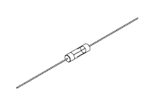 Axial Lead Fuse (2-1/2A) For Stryker Cast Cutter , 5/pkg. - RPF665