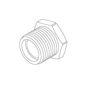 Adaptor, (3/8 FPT x 1/2 MPT) Ait Techniques/Apollo Dental Part: RPF26