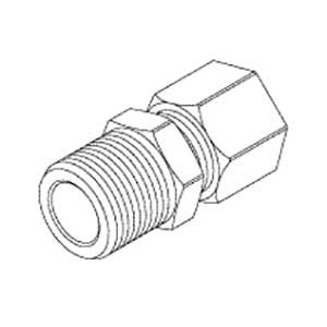 Connector, Male Air Techniques/Apollo Dental Part: RPF827