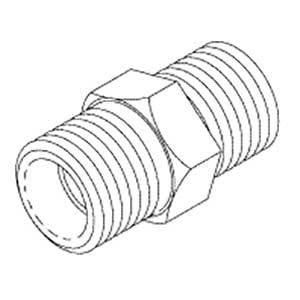 Adaptor, (1/4 FPT x 1/4 MPT) Midmark Dental Part: RPF833