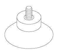 Centrifuge Suction Feet, 4/pkg. - RPF894