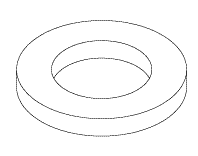 Washer (Hose Bib) For Chattanooga Hydrocollator, 10/pkg. - RPH756