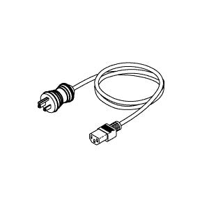 Hospital Grade Power Cord (15A @125VAC, 8FT), Air Techniques Part: RPC554