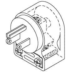 Hospital Grade Male Plug A-dec Dental Chair - RPP032