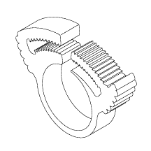 KWIK Clamp (.59" - .67" DIA) For Medivators Endoscope Reprocessors - RXC021