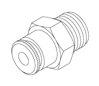 Connector, Male Push In DSD Endoscope Reprocessors Part: RXF015